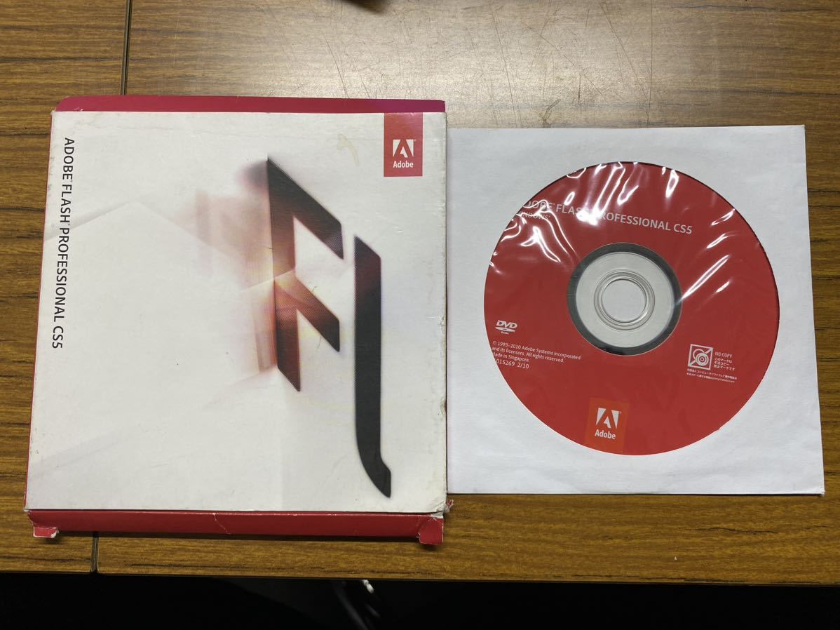 A1780) Windows版 アドビAdobe Flash professional cs5 中古品_画像1