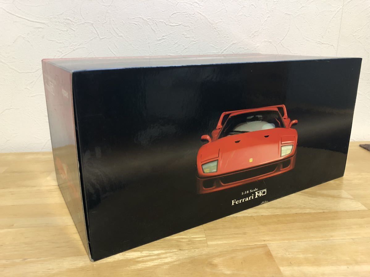 格安スタート!1/18 京商 Ferrari F40 RED NO.08411R フェラーリ 格安スタート!1/18 京商 Ferrari F40 RED NO.08411R フェラーリ