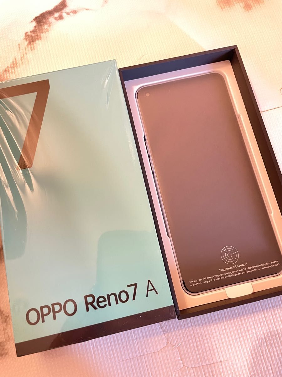 最終お値下げ6月中のみ出品【新品未使用】OPPO Reno7A simフリー