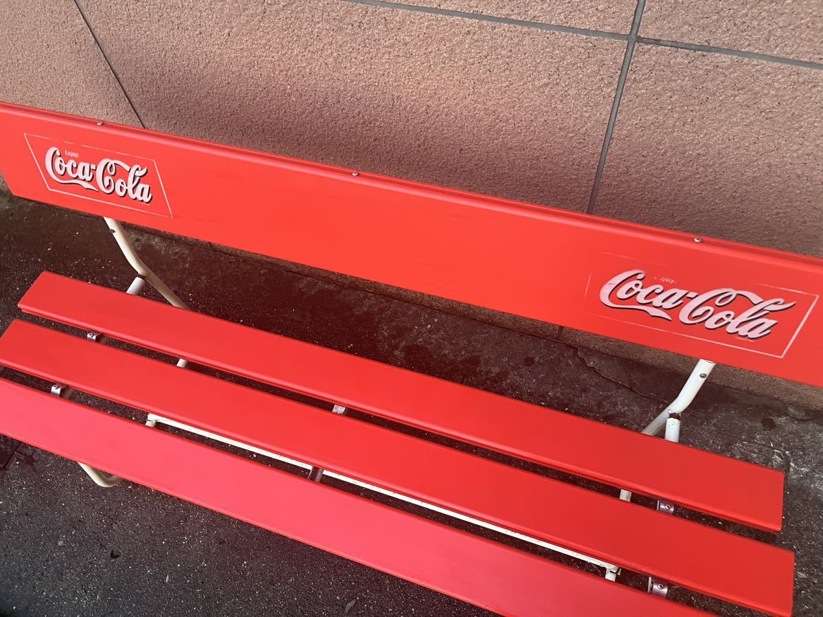 コカ・コーラ アルミ製 コカコーラベンチ アルミベンチ レトロ コーラ