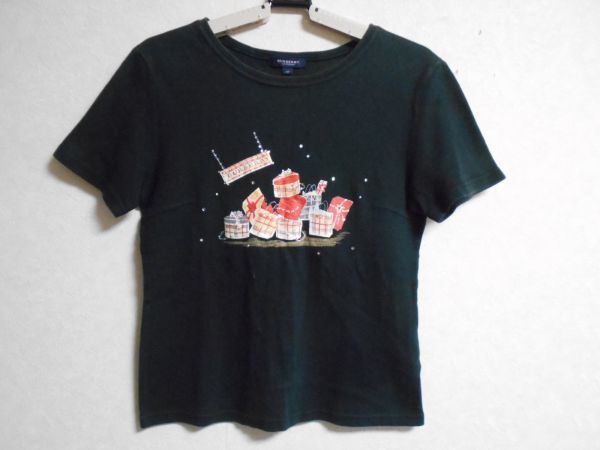 ★バーバリー★半袖Tシャツ＊黒＊size40_画像1