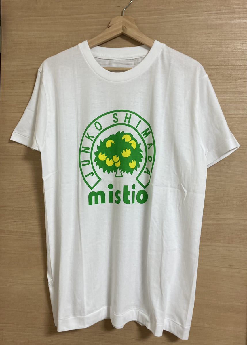 90s 90年代 非売品 JUNKO SHIMADA ミスティオ 安室奈美恵 Tシャツ TEE 半袖 懸賞品 ダイドー ホワイト 白_画像1