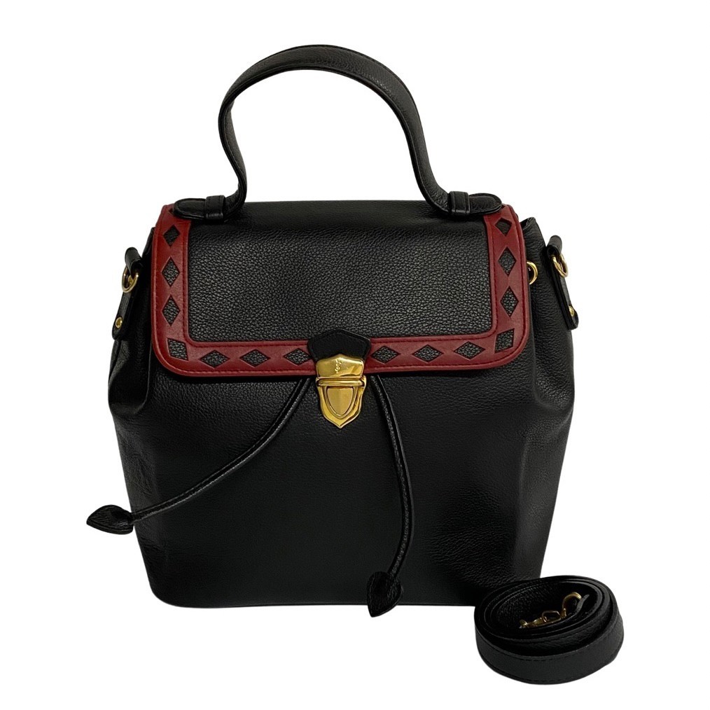 極 美品 YVES SAINT LAURENT イヴ・サンローラン ロゴ 金具 レザー 本