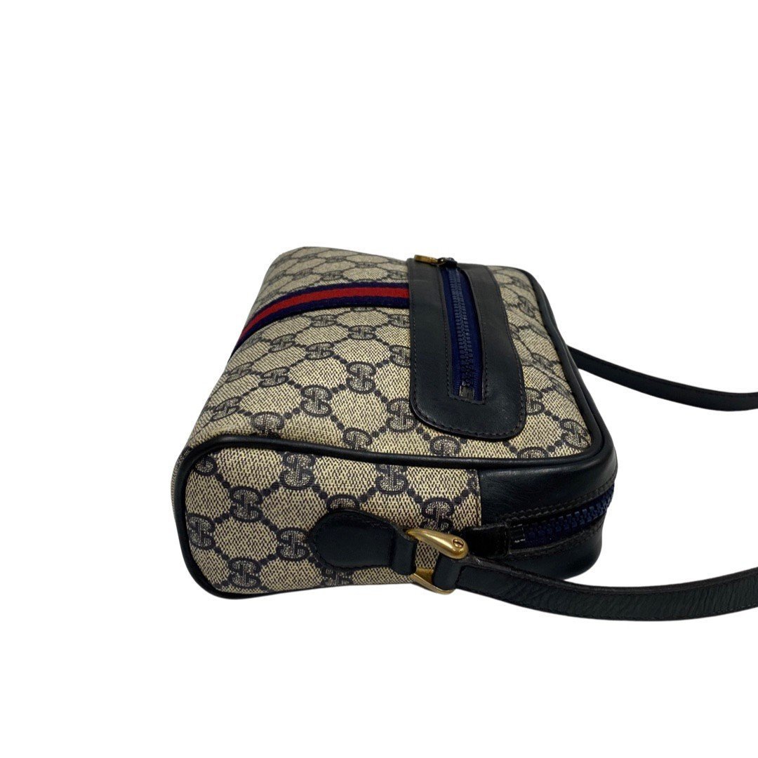 極 美品 GUCCI オールドグッチ グッチ ヴィンテージ シェリーライン GG