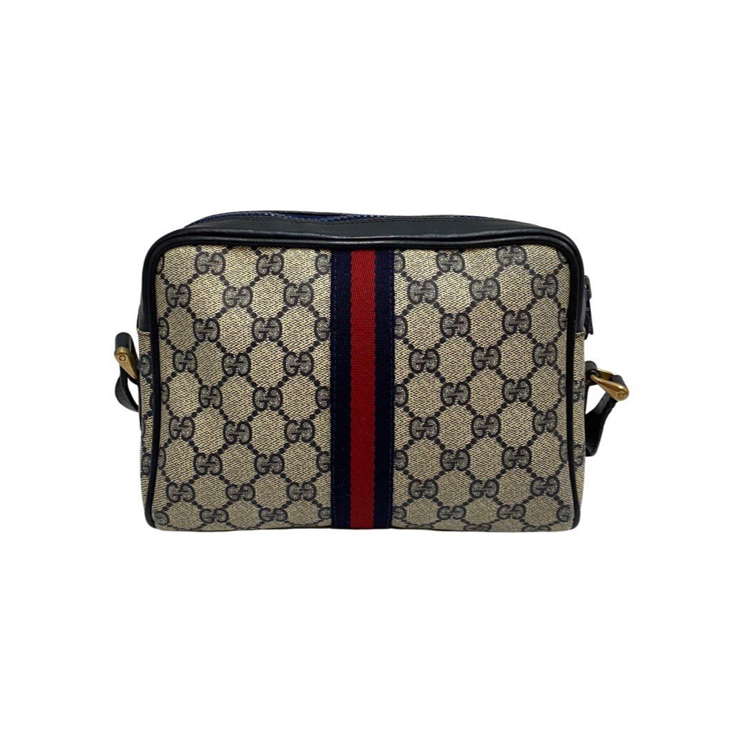 極 美品 GUCCI オールドグッチ グッチ ヴィンテージ シェリーライン GG