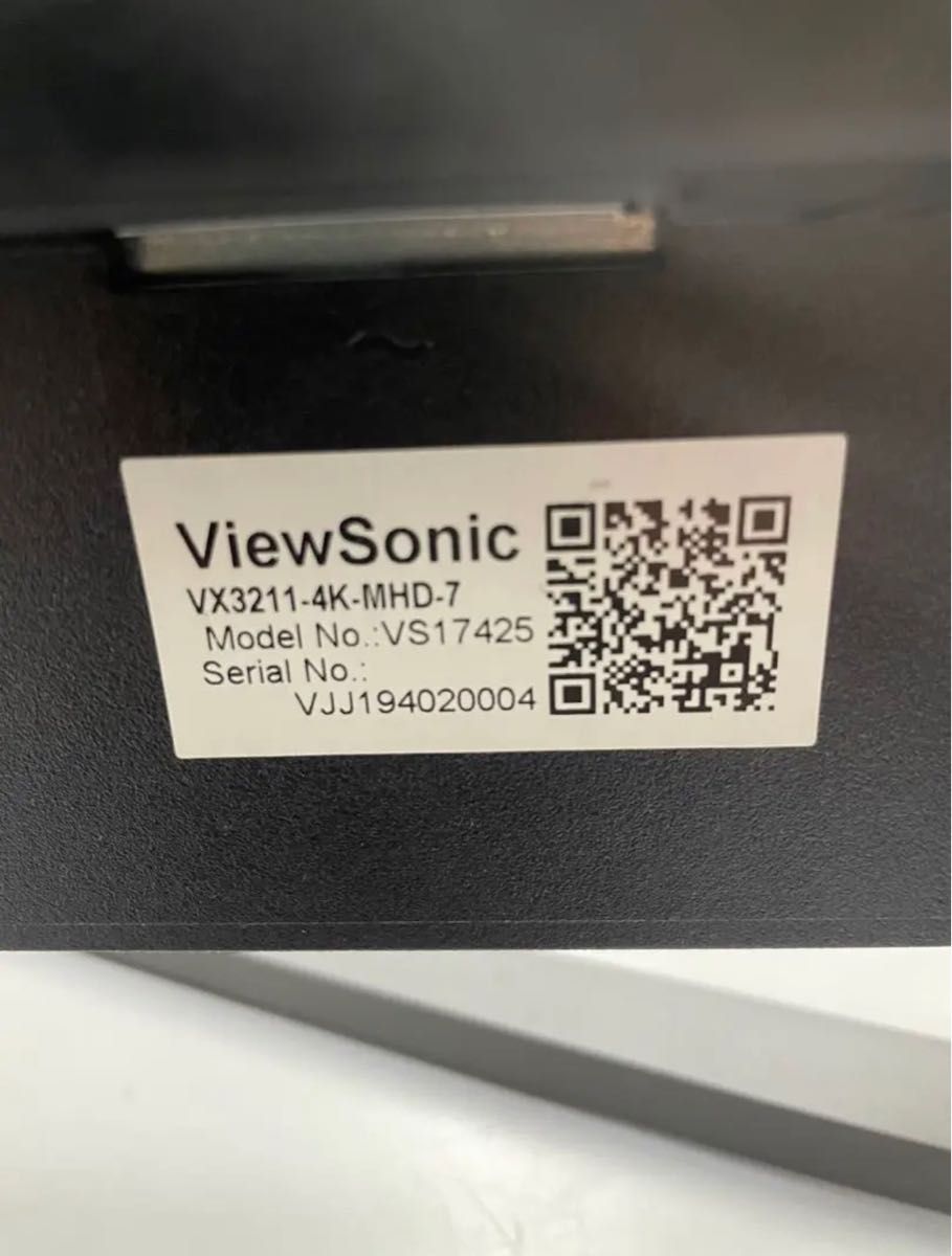 (4K対応) ViewSonic 31.5型ワイド液晶ディスプレイ液晶モニター