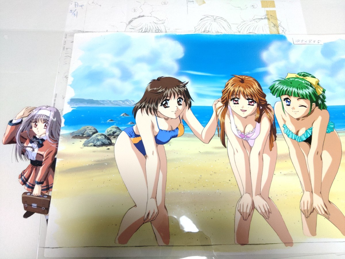 大判版権セル画アニメセル画下級生エルフ大判ゲームCM用セル画 大判版権セル画アニメセル画下級生エルフ大判ゲームCM用セル画