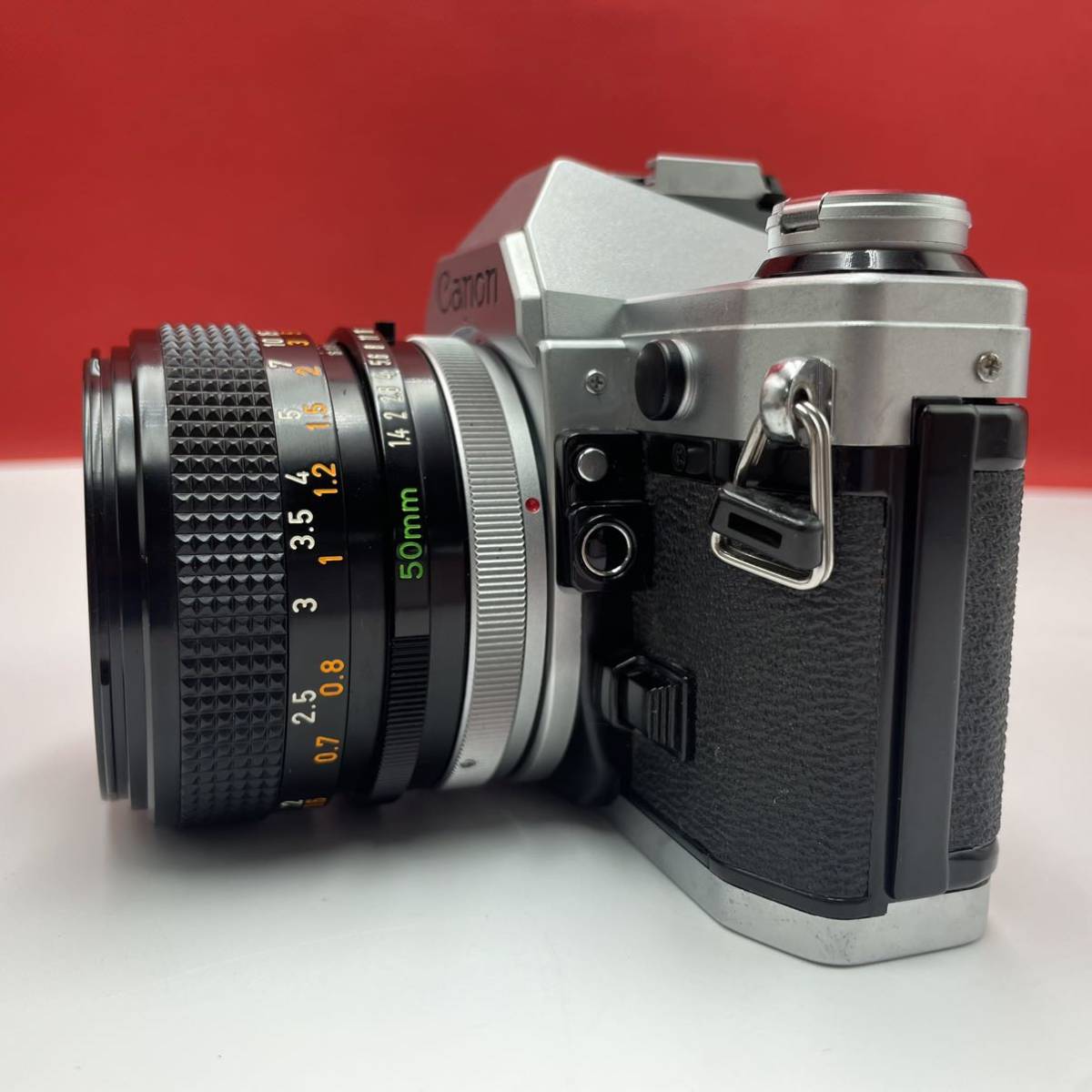 ☆A Canon AE-1 LENS FD 50mm 1:1.4 S.S.C. 一眼レフカメラ フィルム