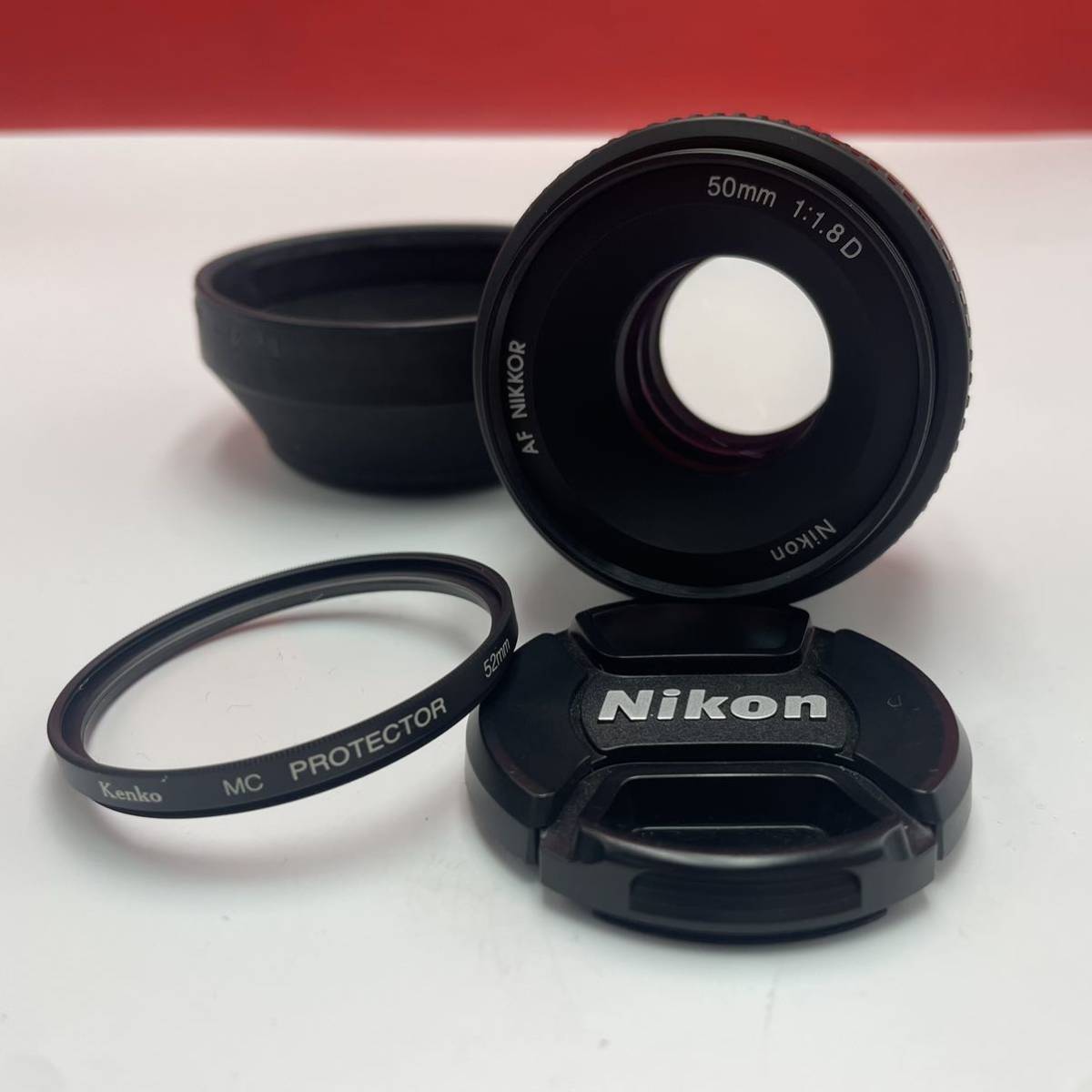 A Nikon AF NIKKOR 50mm 1:1.8 D カメラレンズ 単焦点 AF ニコンの入札