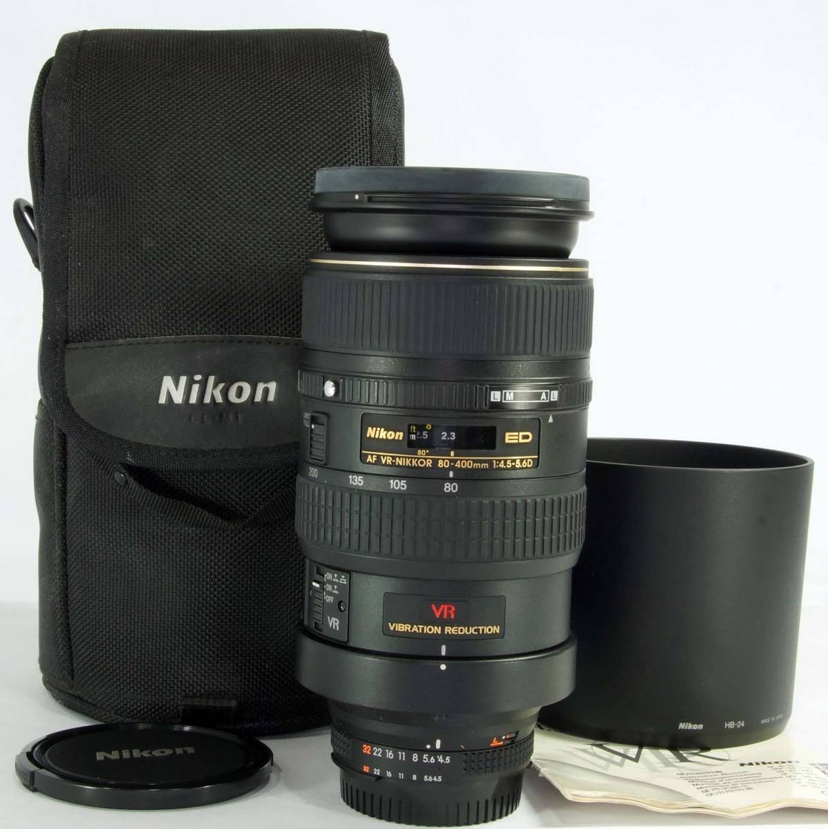 H05中古品 ニコン AF NIKKOR ED 80-400mm F4.5-5.6　VR ED_画像1