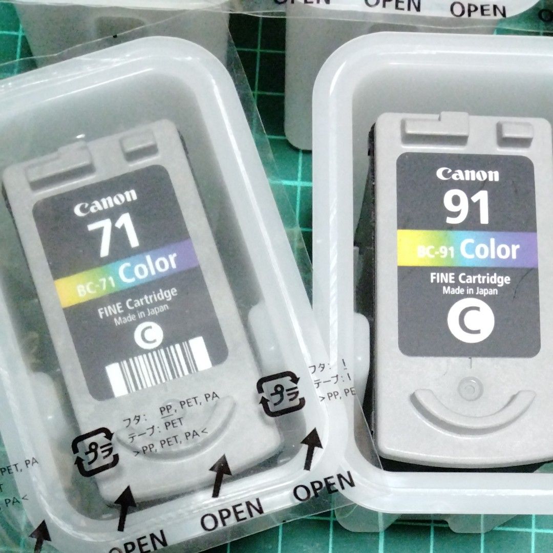 CANON純正 使用済みインクカートリッジ10個セット BC-70 BC-71 BC-90
