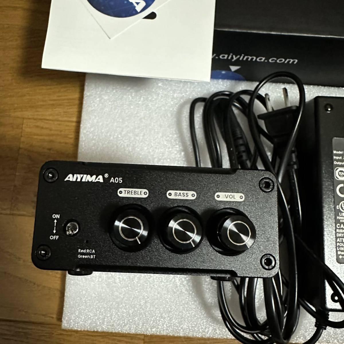AIYIMA A05 TPA3221 パワーアンプ 100W+100W Bluetooth QCC3034 AIYIMA A05 TPA3221 パワーアンプ 100W+100W Bluetooth QCC3034