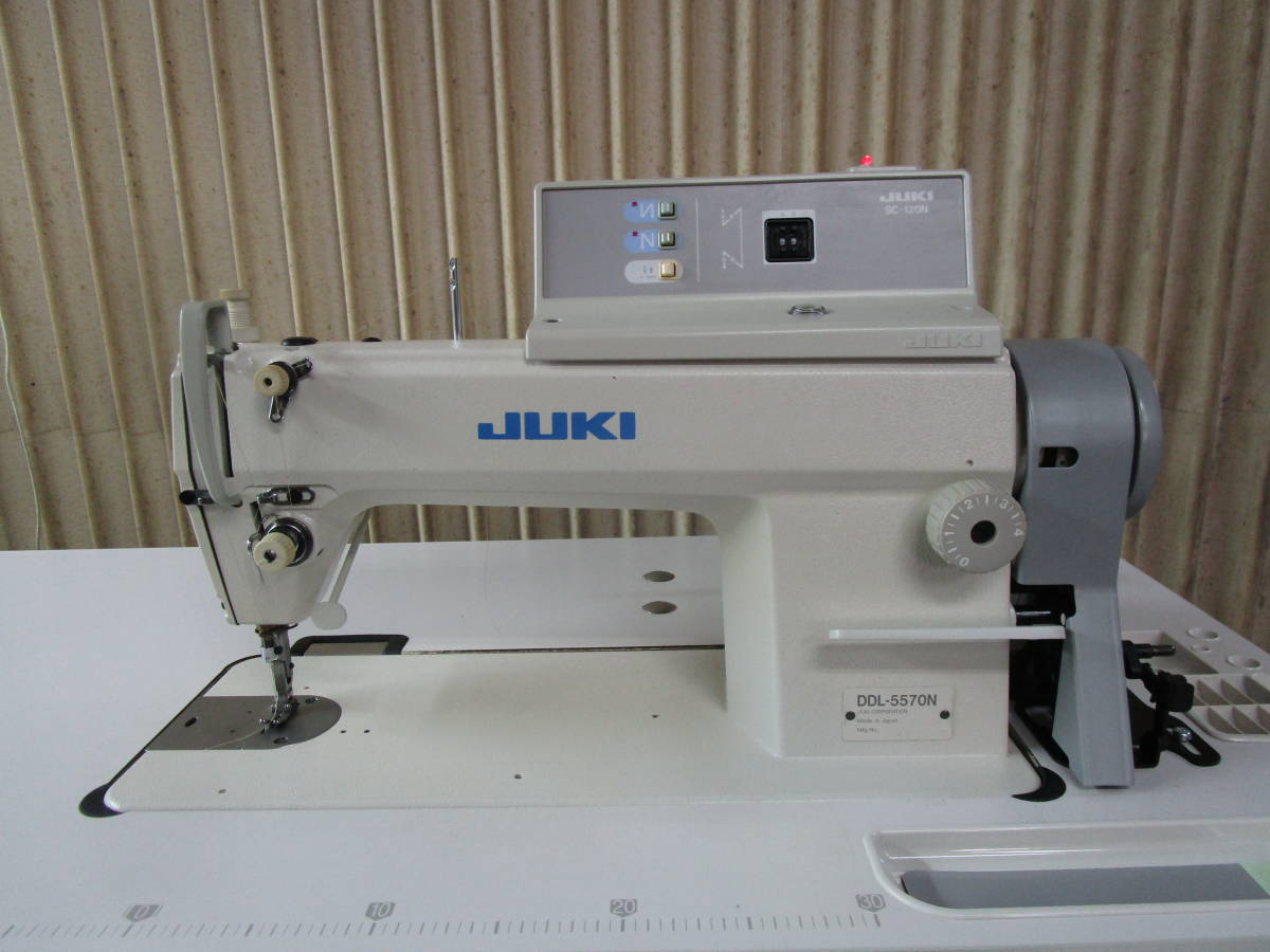 □工業用ミシン 自動糸切本縫い ＪＵＫＩ ＤＤＬ－５５７０Ｎ ＳＣ