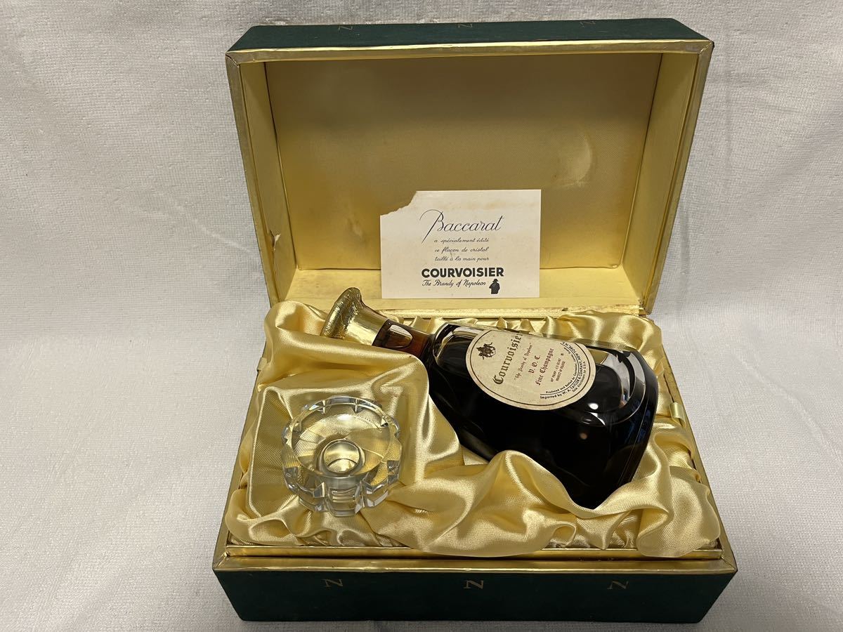 希少古酒 Courvoisier The Brandy of Napoleon Baccarat