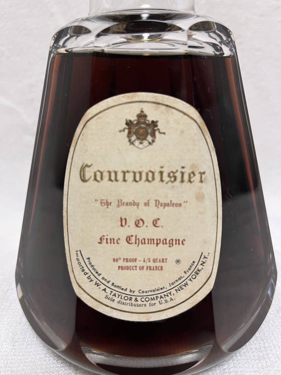 希少古酒 Courvoisier The Brandy of Napoleon Baccarat