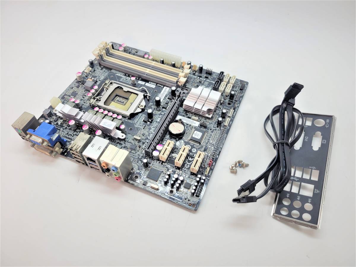 【中古・動作PC取り外し品】ECS製 MicroATXマザーボード H67H2-M4 LGA1155_画像1