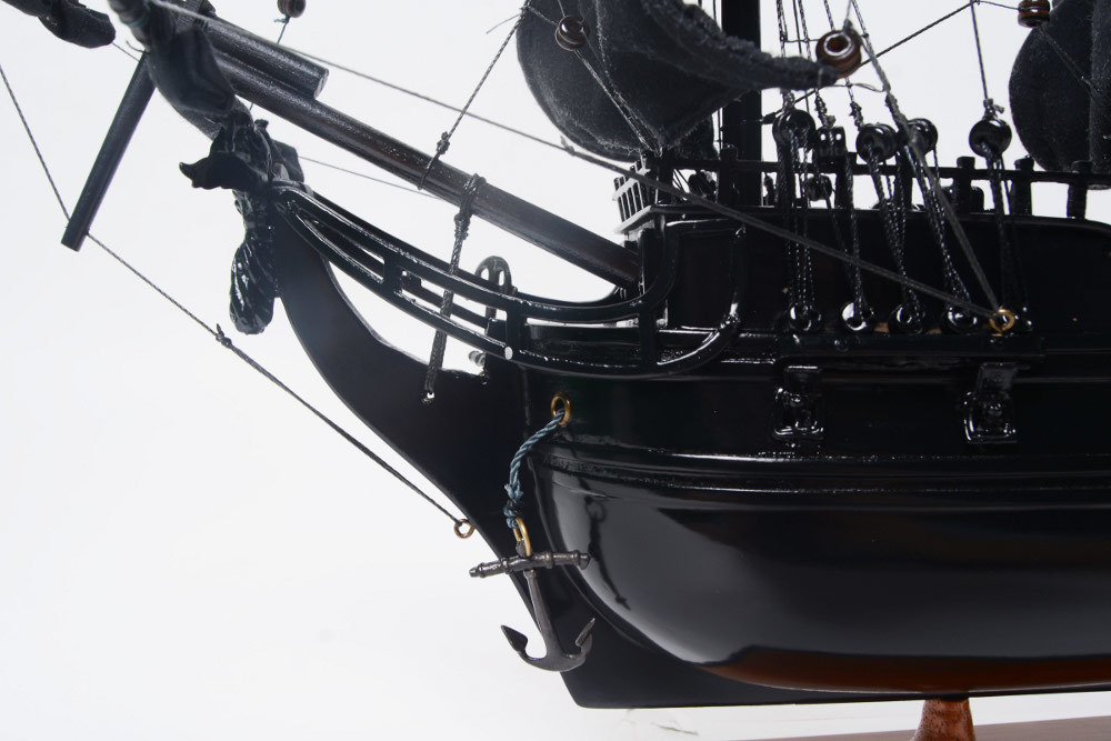 帆船模型 完成品 木製 カリビアンパイレーツ ブラックパール号 全長 47cm インテリア T358_画像5
