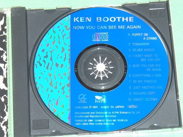 KEN BOOTHE Now You Can See Me Again ケン ブース 参加● Gladstone Anderson Dean Fraser David Madden Chris Meredith (Hi-Times Band)_画像2