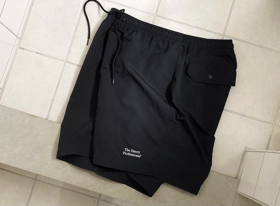 【国内正規未使用】21ss エンノイ Nylon Shorts / The Ennoy Professional ナイロン ショーツ パンツ ロゴ 刺繍 スタイリスト私物 パンツ