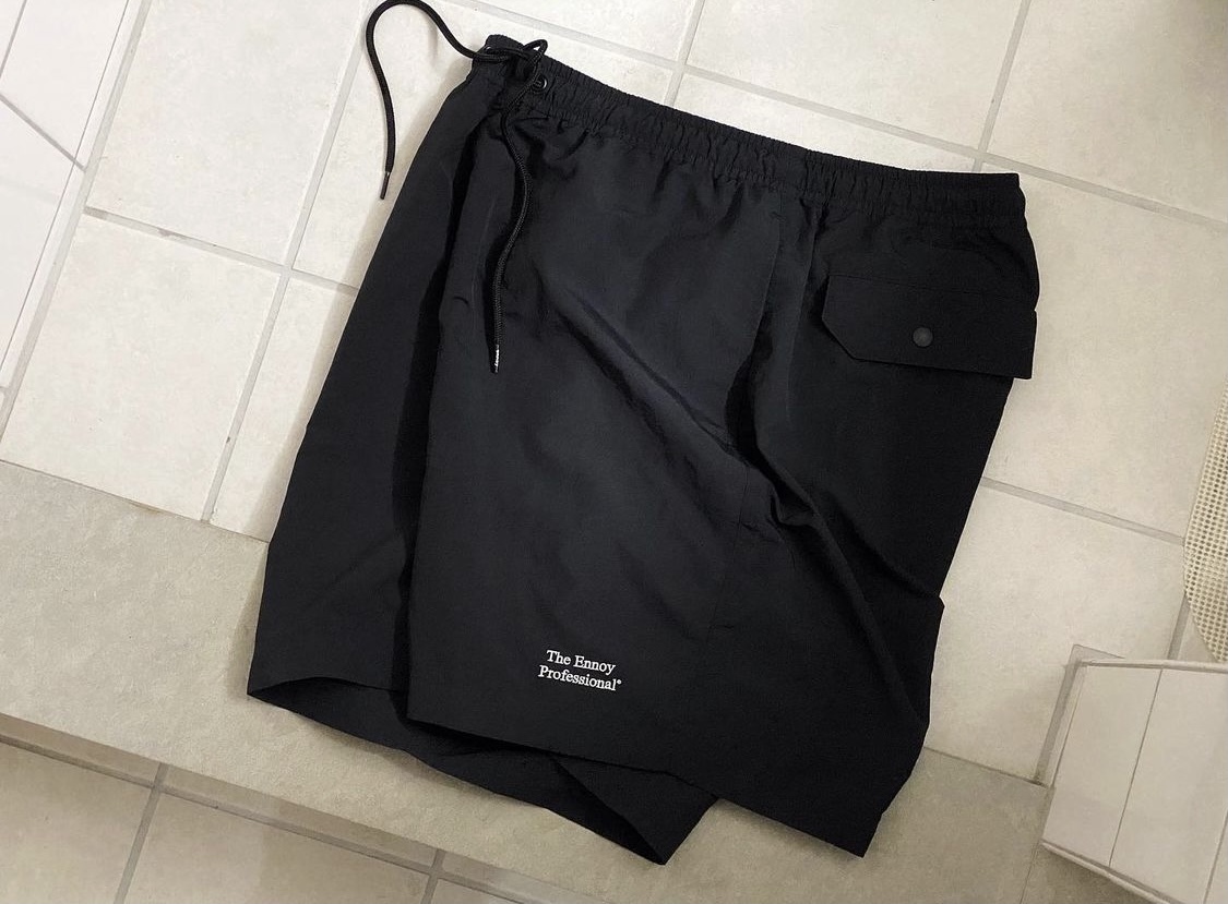 【国内正規未使用】21ss エンノイ Nylon Shorts / The Ennoy Professional ナイロン ショーツ パンツ ロゴ 刺繍 スタイリスト私物 パンツ_画像1