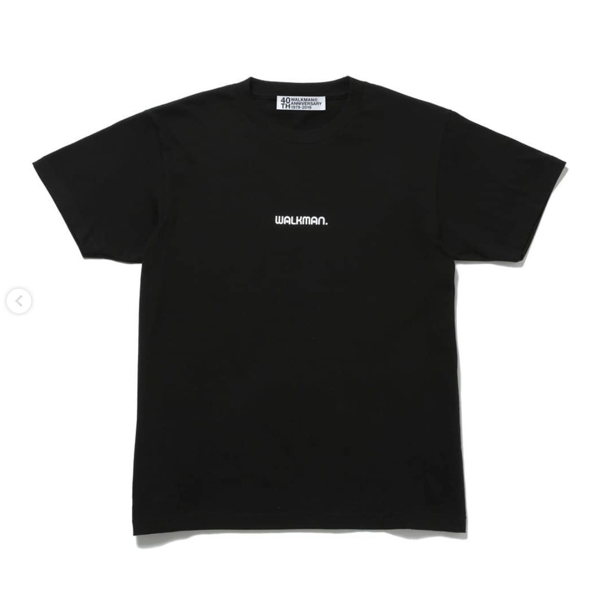 【オフィシャル品】SONY WALKMAN Tシャツ ウォークマン ソニー 40周年 Mサイズ 黒 THE CONVENI