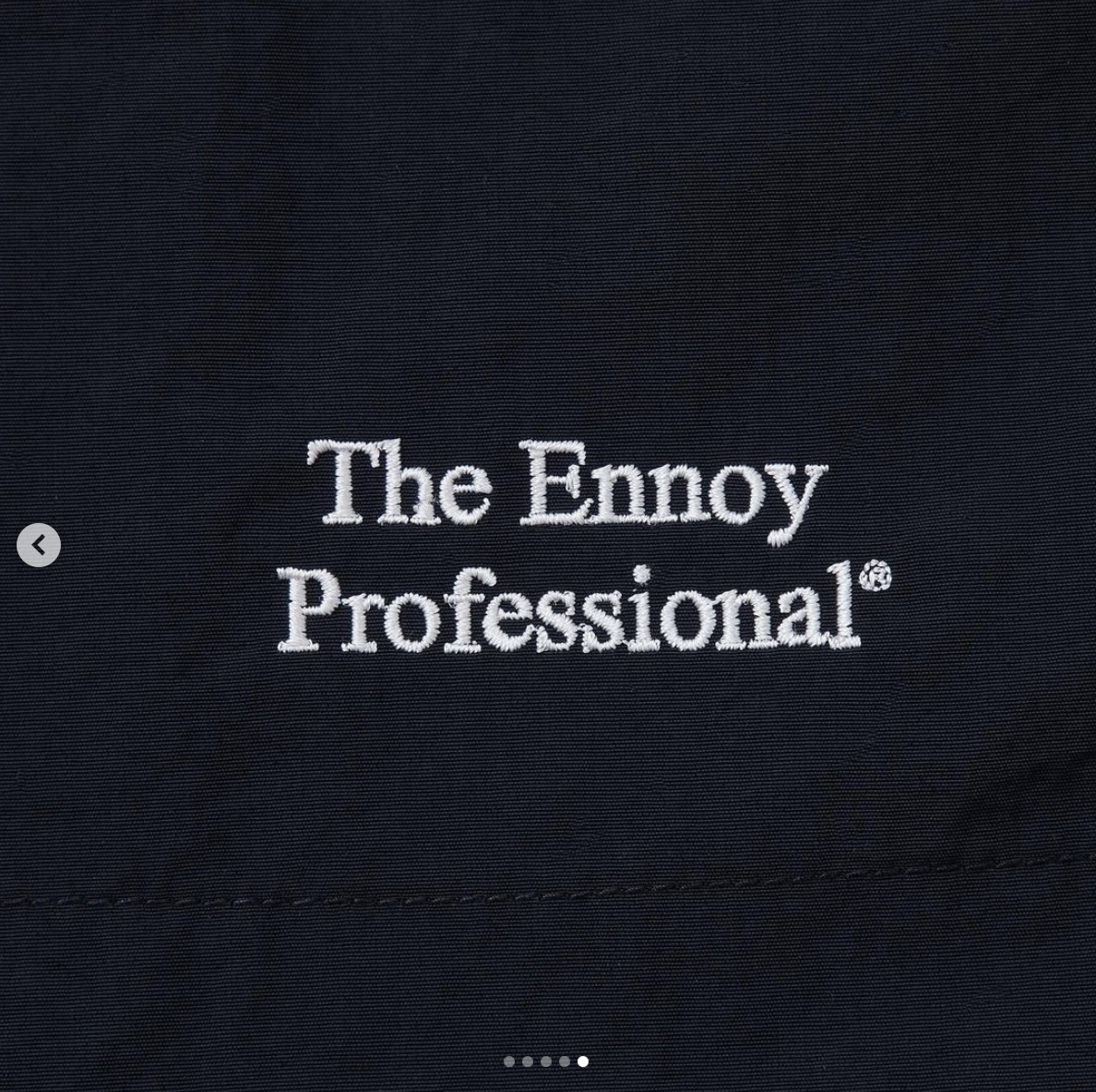 [ внутренний стандартный не использовался ]21ssennoiNylon Shorts / The Ennoy Professional нейлон шорты брюки Logo вышивка нагрудник список я предмет брюки 