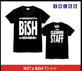 [ official goods L size ]BiSH T-shirt [CLEANING STAFF]THIS IS NOT A BISH MEMBER