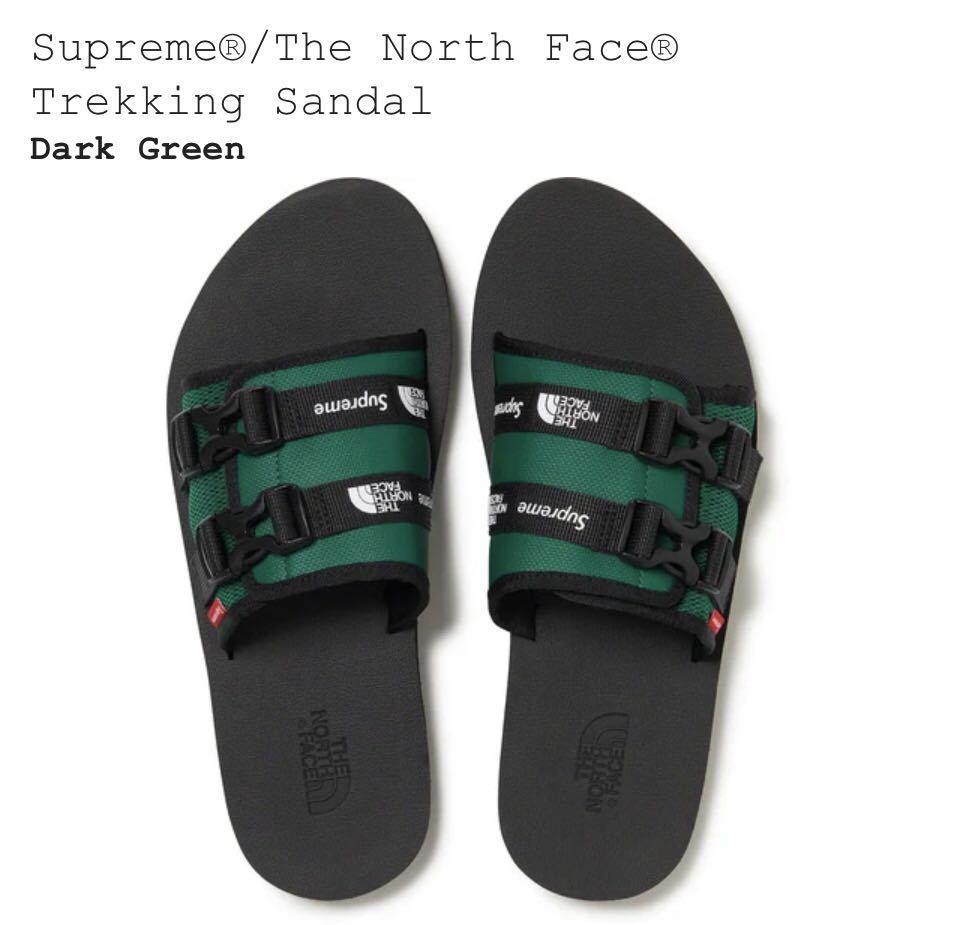 【国内正規保証27cm】Supreme The North Face スライドサンダル (Green/Black/9 )　/　シュプリーム　ノースフェイス Trekking Sandal