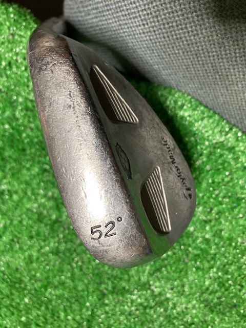 全国送料無料　中古ウェッジ　テーラーメイド　rac　TP 52°　バンス8°　純正スチール35.5インチ　FLEX-WEDGE　　Ｙ1125_画像3