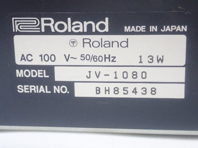 Roland ローランド JV-1080 音源モジュール ハードウェア音源 ¶ 6AB83