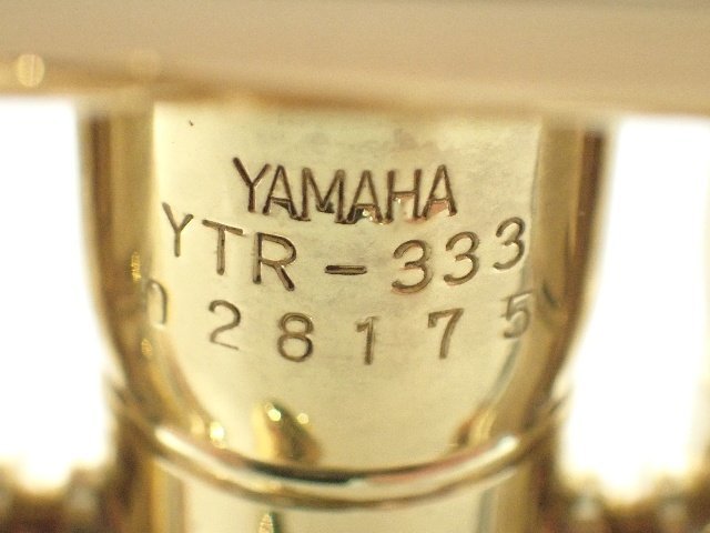 YAMAHA ヤマハ トランペット YTR-333 マウスピース、ハードケース付き