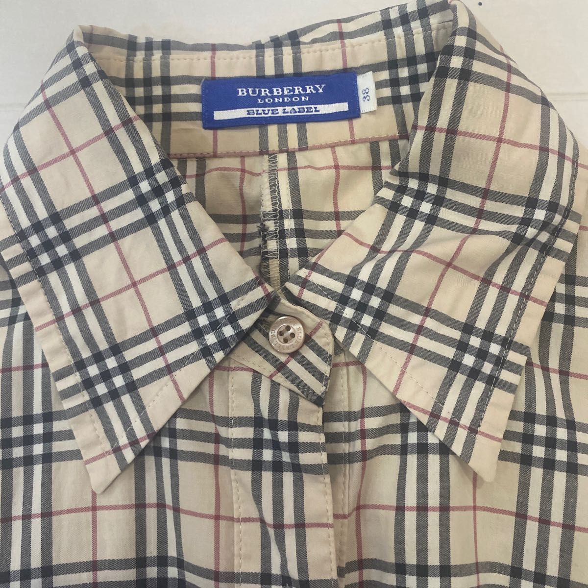 バーバリーブルーレーベル☆チェックシャツBURBERRY BLUE LABEL バーバリーロンドン