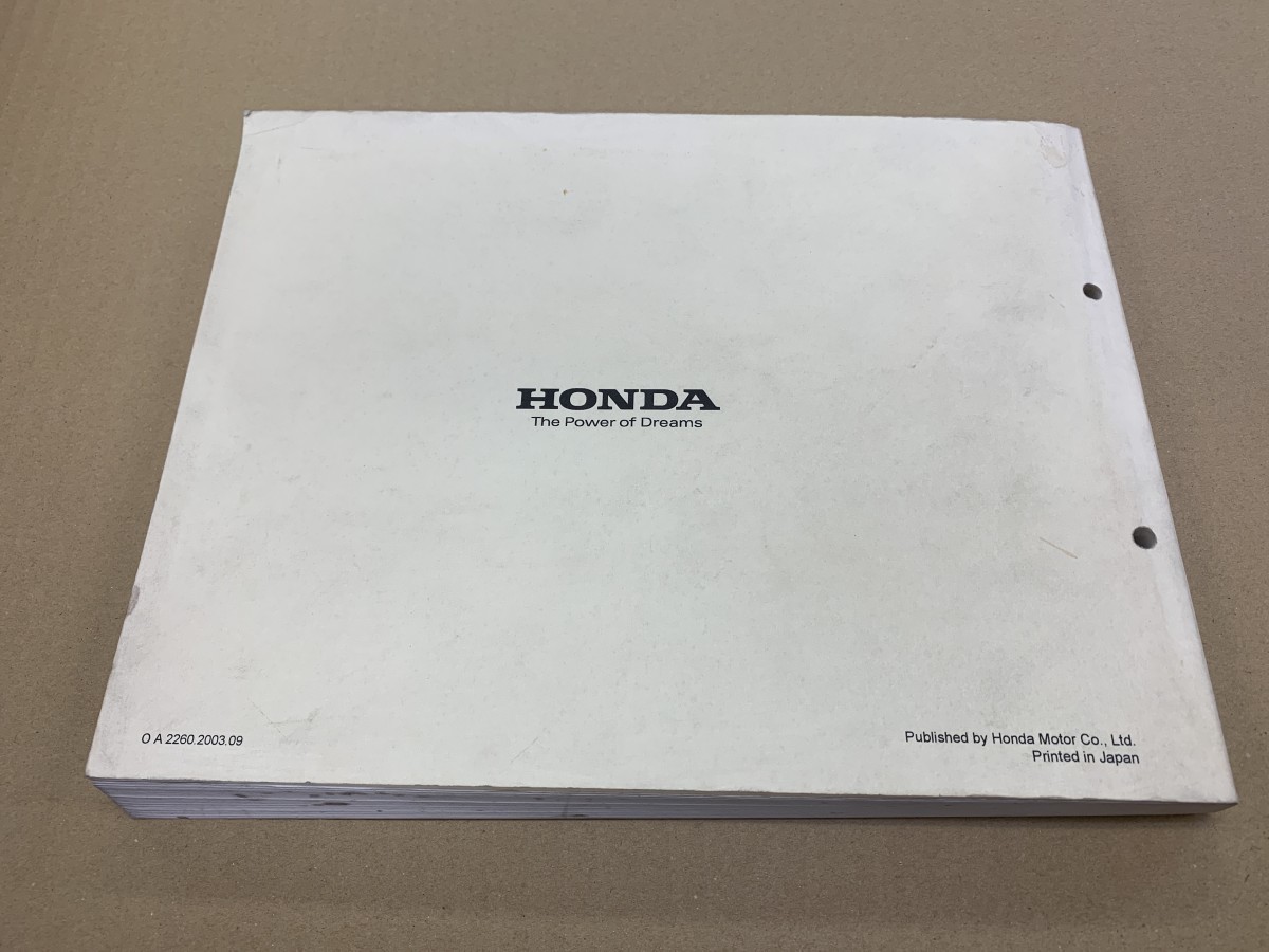 HONDA Honda stream Stream каталог запчастей 1 версия RN1-130 RN4-130 эпоха Heisei 15 год 9 месяц выпуск 