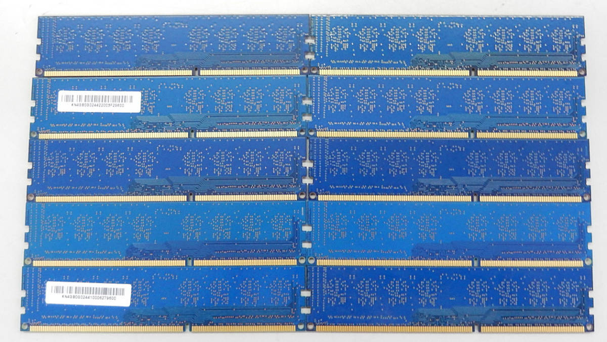 DDR3メモリ 4GB PC3-12800U 10枚セット_画像2