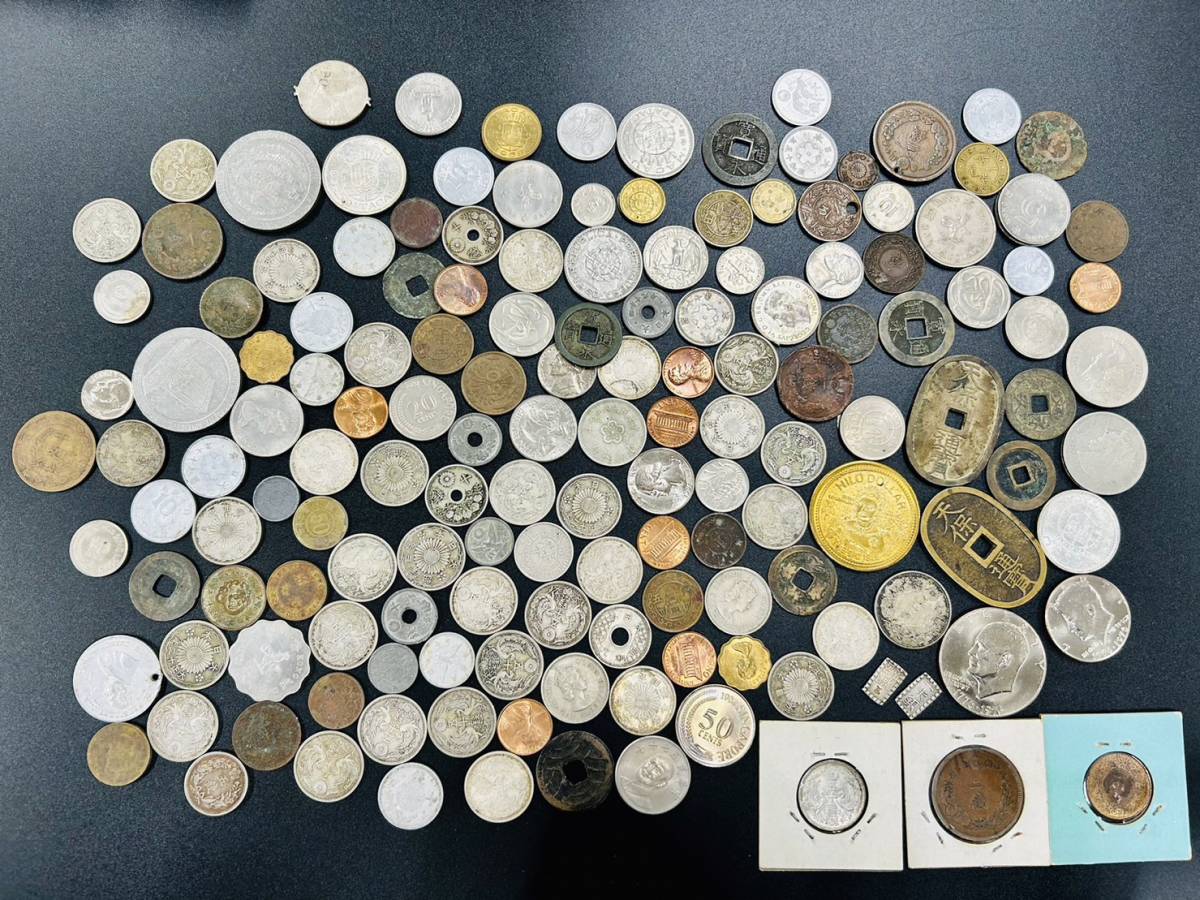 古銭 旧札 穴銭 中国古銭 古紙幣 旧紙幣 一朱銀 海外硬貨 外国貨幣