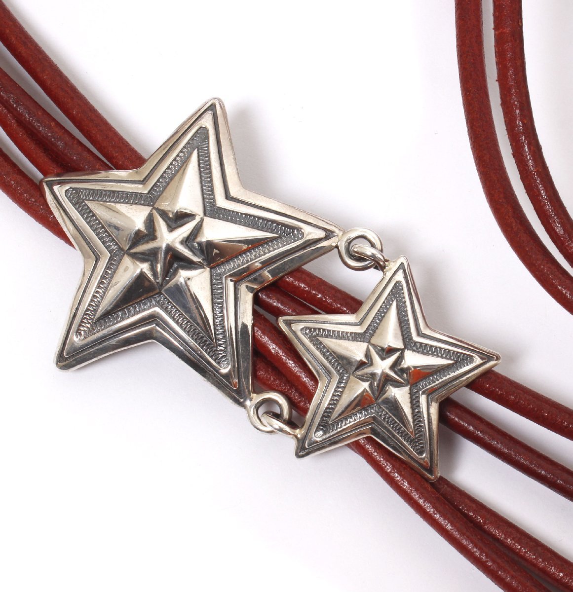 CODY SANDERSON Double Strand Red Star in Star Bolo Tie 定価357,500