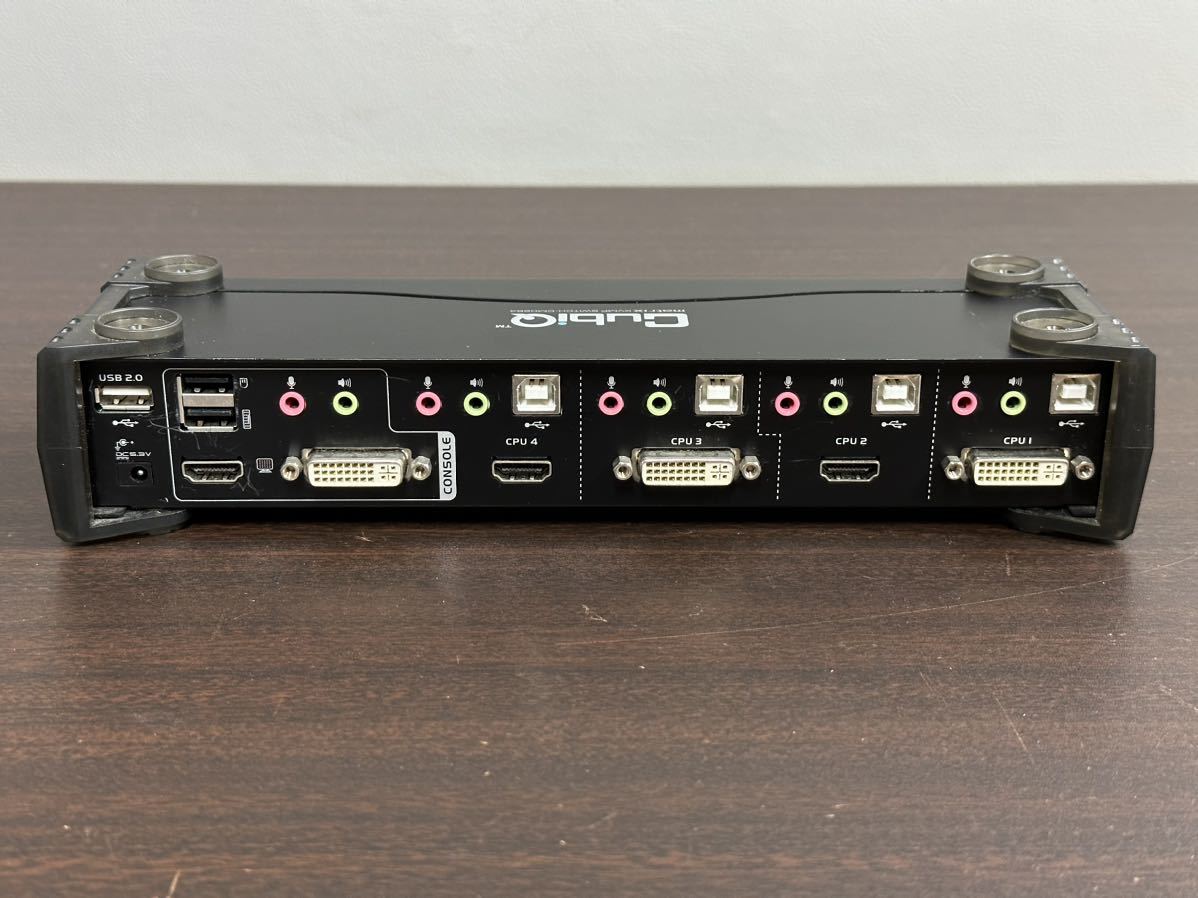 ATEN CM0264 2x4 DVI-HDMI Matrix KVMP Switch CPU切替機 通電のみ確認済み 現状品_画像4