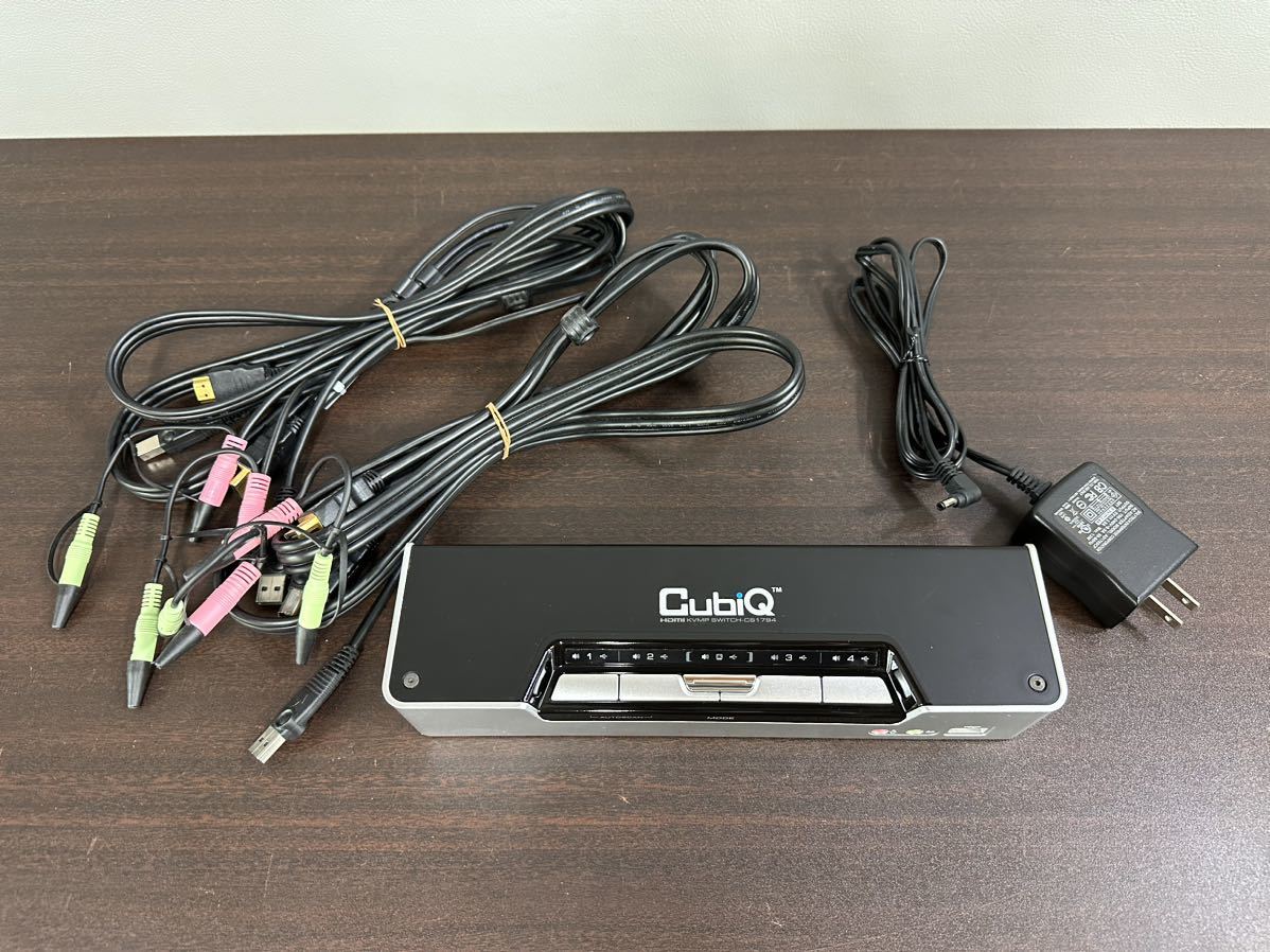 50%OFF ATEN CS1794 現状品 通電のみ確認済み KVMPスイッチ HDMI USB 4
