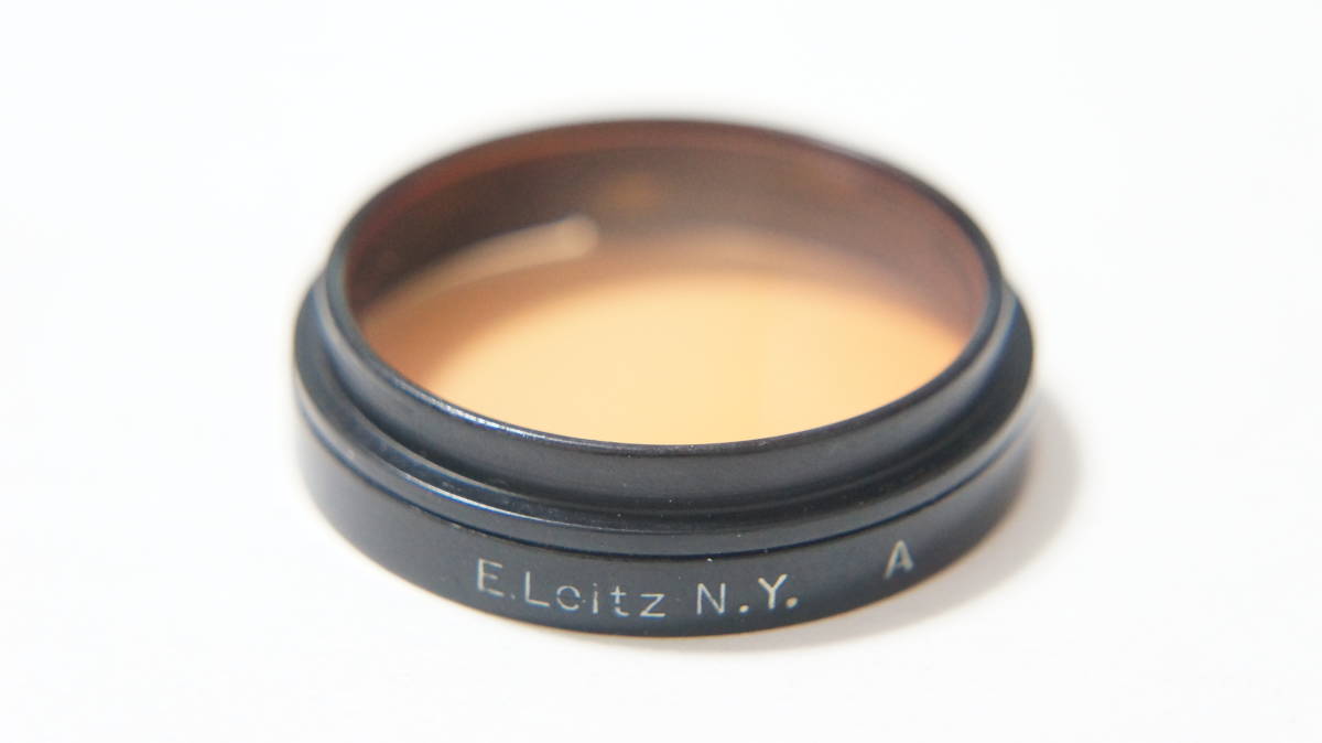 2022年レディースファッション福袋 [A36 かぶせ式] E.Leitz N.Y. / Leica A アンバー系フィルター [F3803] カラー
