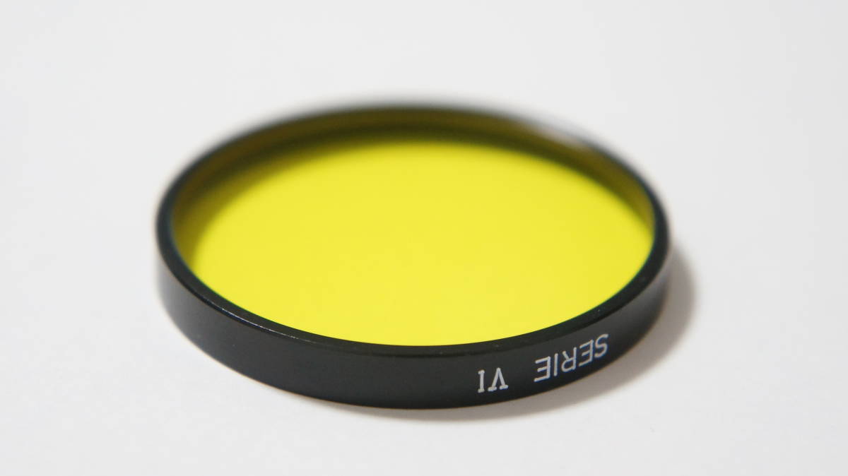 [SERIE VI/ series 6] LEITZ / LEICA 1 yellow filter [F3834]
