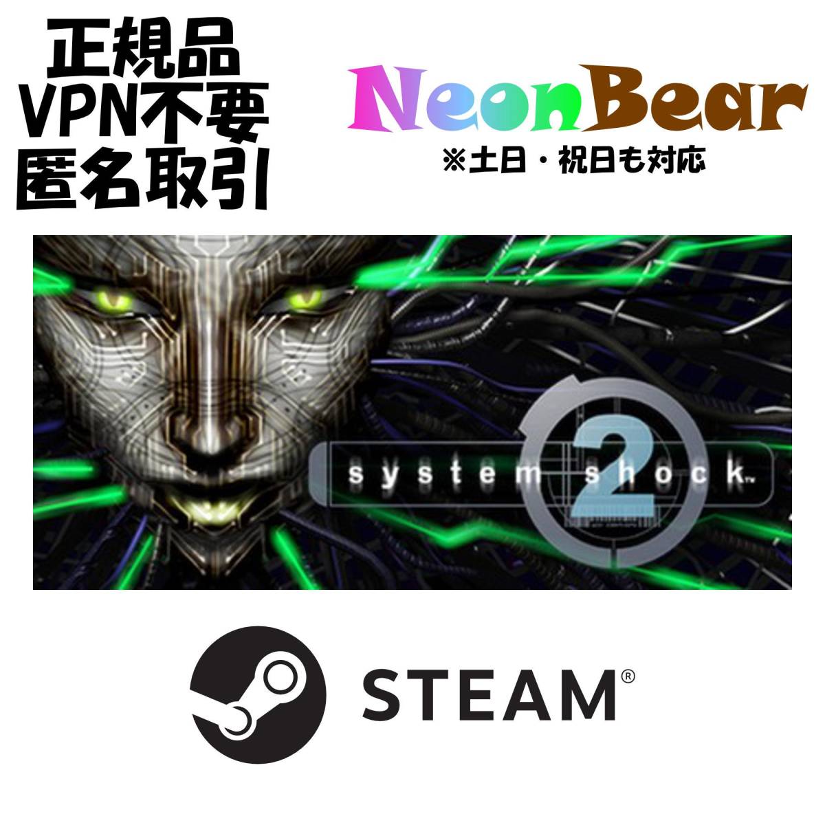 System Shock 2 Steam製品コード_画像1