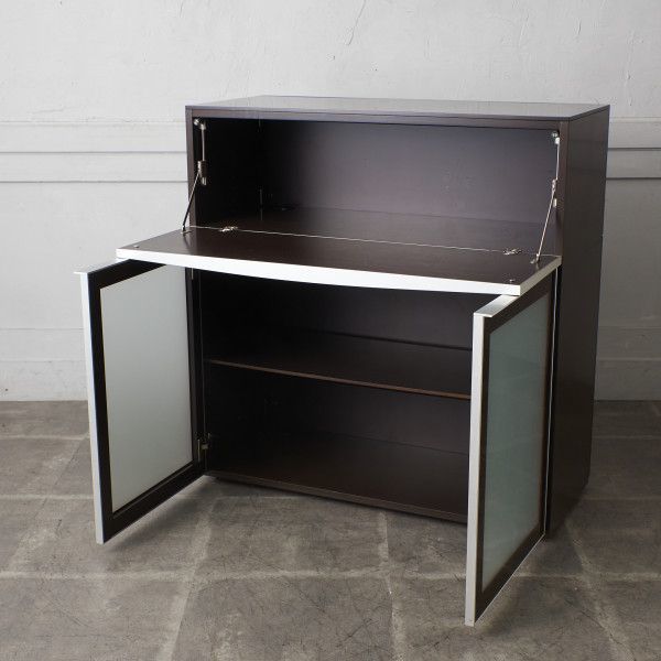 IZ64310F* Arflex COMPOSER cabinet sideboard AV board display shelf glass storage furniture player - The -arflex Italy modern 
