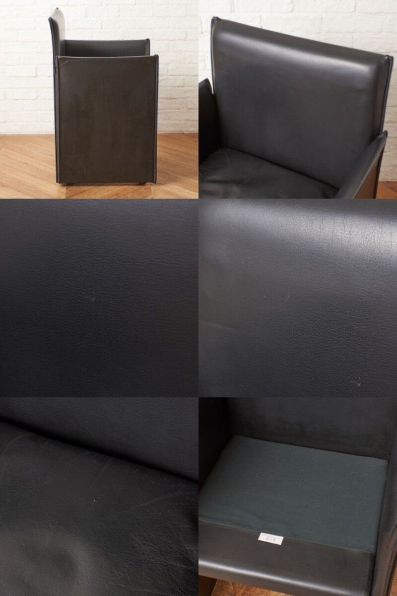 IZ66216F☆定価46万 Cassina BREAK アームチェア 総革 カッシーナ
