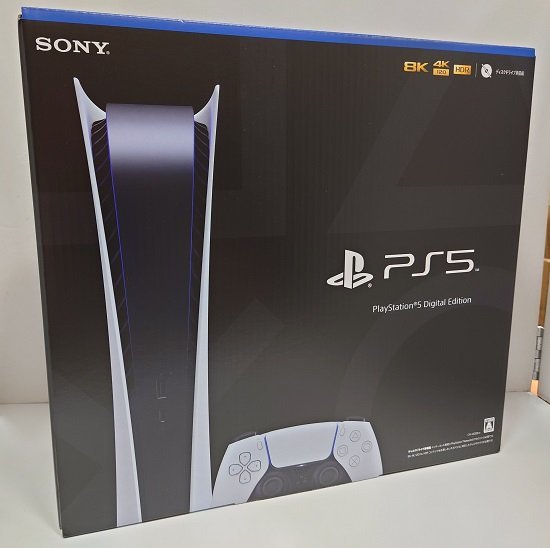 未使用】SONY◇PS5 PlayStation 5(CFI-1200B01)本体 デジタル