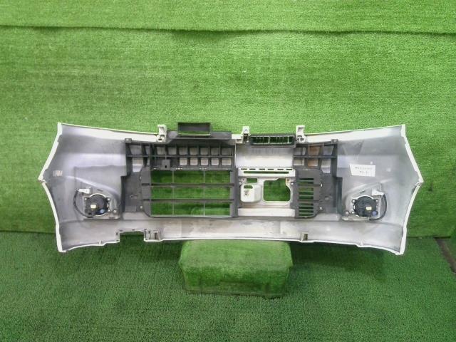 ＡＺワゴン DBA-MJ22S フロントバンパー ASSY カスタムスタイルX K6A 23H H19年 白 ホワイト 1A38-50-031 1B_画像5