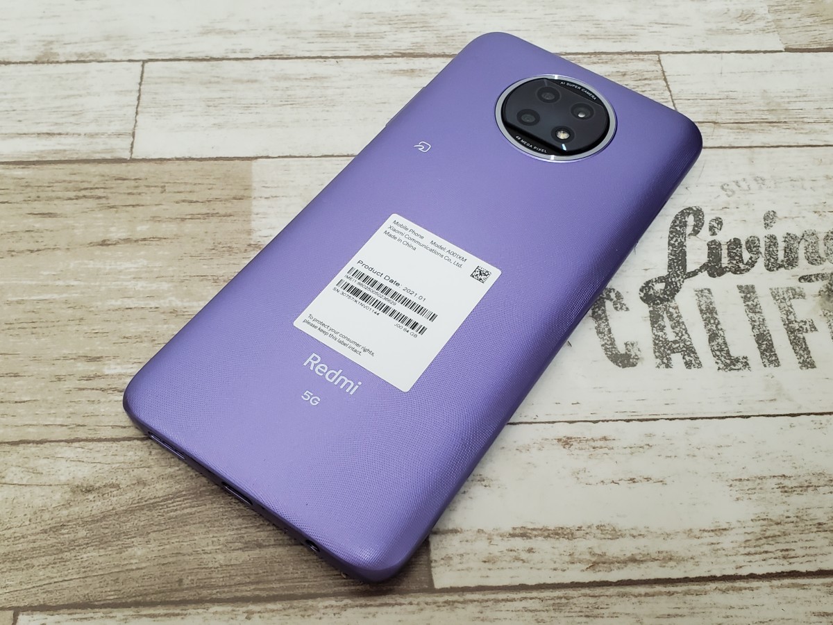 美品 softbank Xiaomi Redmi Note 9T 64GB A001XM SIMロック解除済