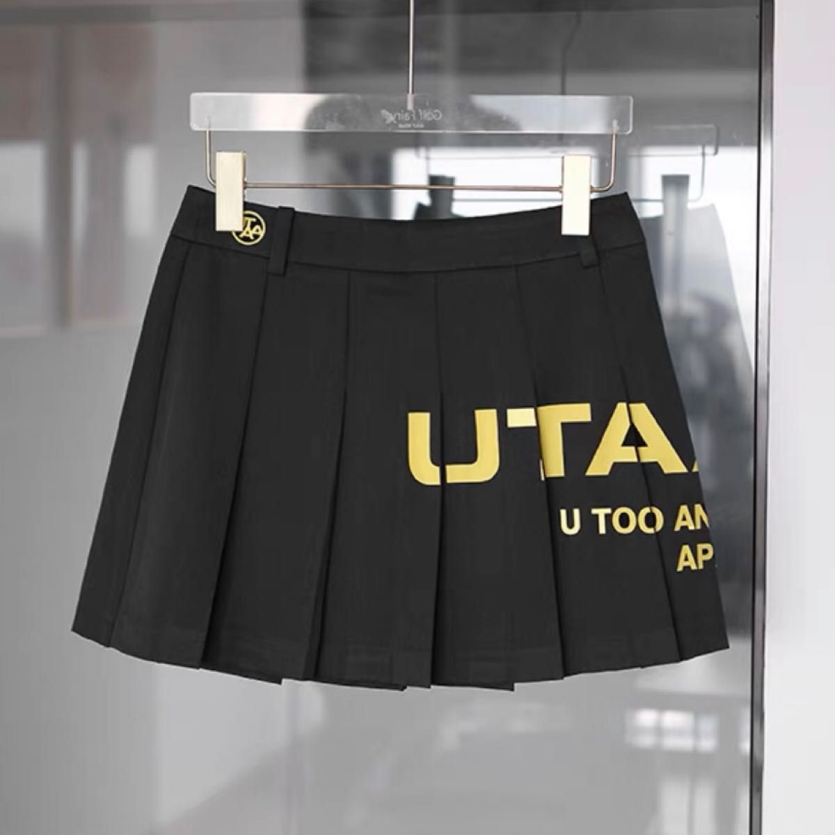 即発送】UTAA ゴルフ レディース スカート （ホワイト）Sサイズ-