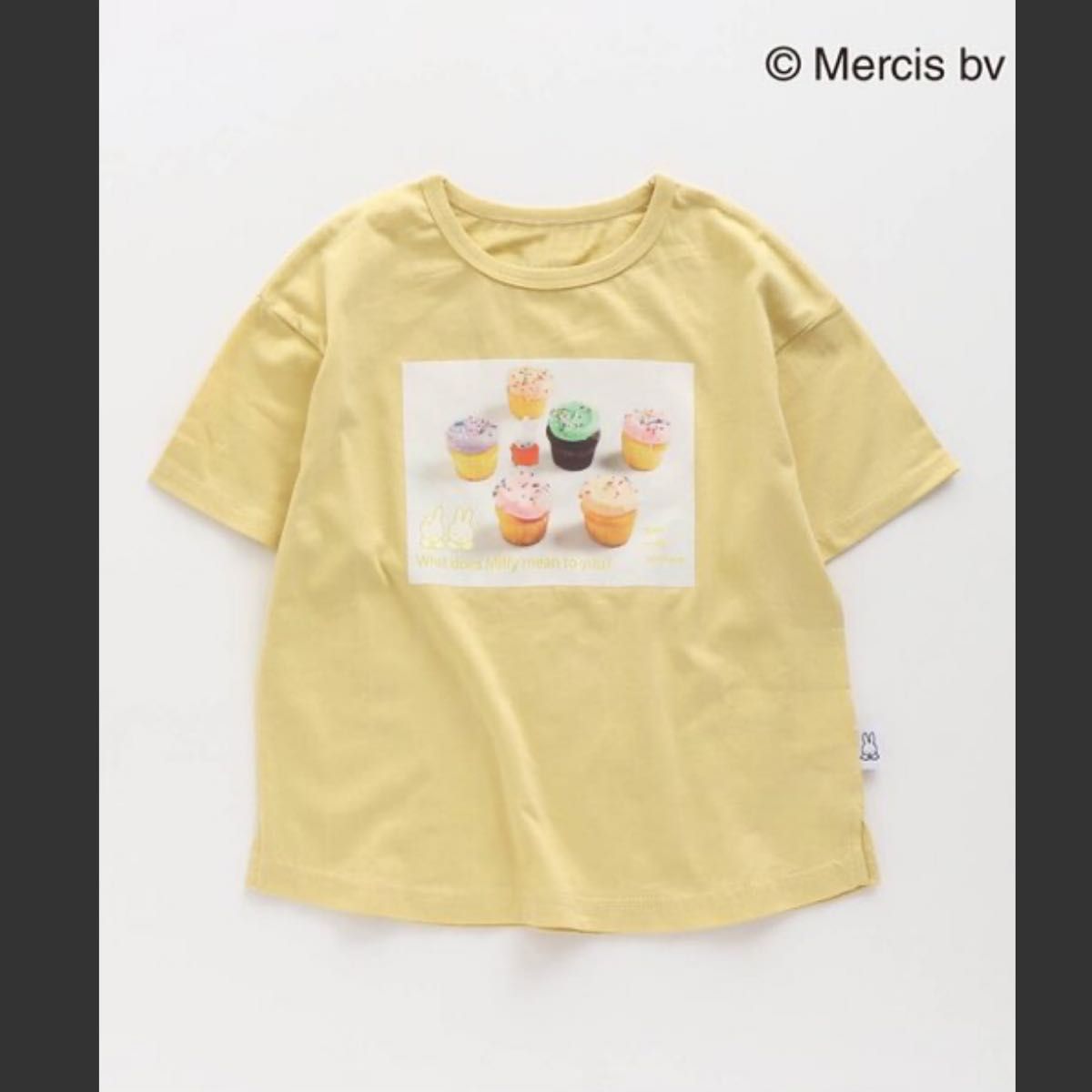 ブリーズ　半袖　フォトTシャツ　ミッフィー　miffy 80サイズ　イエロー