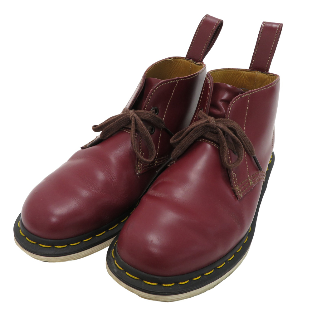 DR.MARTENS ドクターマーチン ×COMME des GARCONS HOMME DEUX チャッカブーツ レッド系 EU42 [240001974099] メンズ_画像1