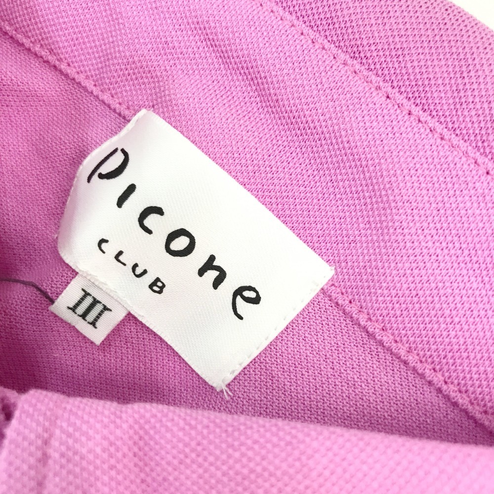 PICONE CLUB ピッコーネクラブ 半袖ポロシャツ ピンク系 [240001976612] ゴルフウェア レディース 